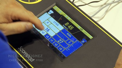 Le Scorepad de Bodet par la FFBB