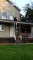 I FEEL THE PAIN ..... Girl Jumps Off Roof And Breaks Her Leg