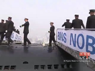 বাংলাদেশ নৌবাহিনীর কাছে দুটি সাবমেরিন হন্তান্তর করেছে চীন