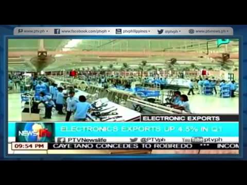 [NewsLife] Electronics exports up 4.5% in Q1  [05|12|16]