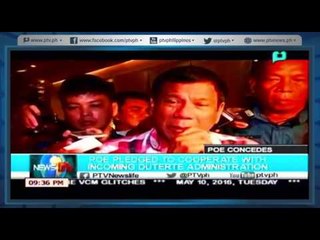 [NewsLife] Poe pledged to cooperate with incoming Duterte Administration (05-10-16)