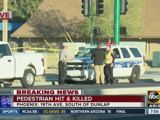 Pedestrian hit and killed near 19th Ave South of Dunlap Avenue