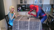 FROZEN ELSA GETS PINK HAIR! w/ Spiderman, Pink Spidergirl & Joker! Funny Superheroes in Real Life