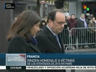 Recuerdan en Francia a las víctimas de los atentados de París en 2015