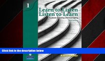 READ book  Learn to Listen, Listen to Learn 1: Academic Listening and Note-Taking (3rd Edition)
