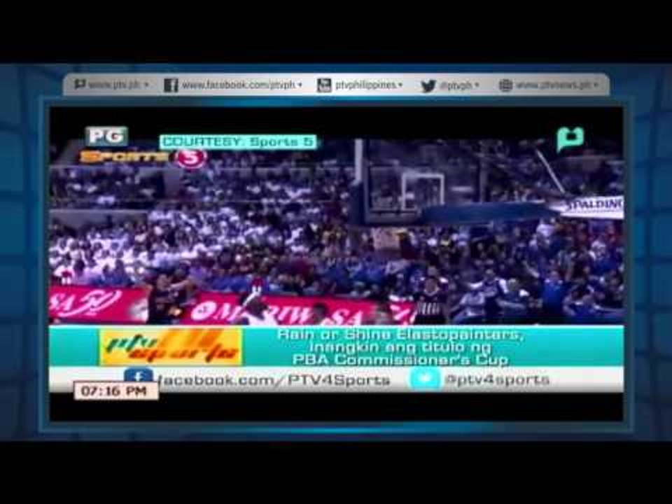 [PTVSports] Rain or Shine Elastopainters, inangkin ang titulo ng PBA Commissione’s Cup