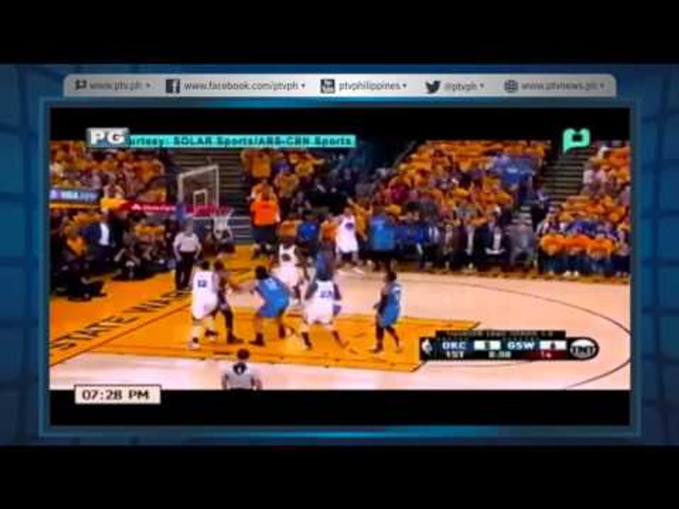 [PTVSports] Golden State Warriors wagi laban sa Oklahoma Thunders (05-16-9-16)