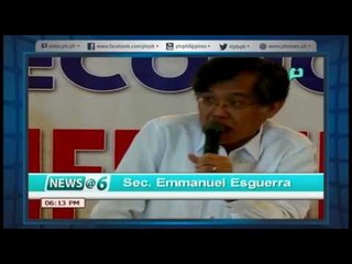 [News@6] NEDA Sec. Esguerra: Programa sa ilalim ng 8-Economic agenda mas dapat pagtuunan