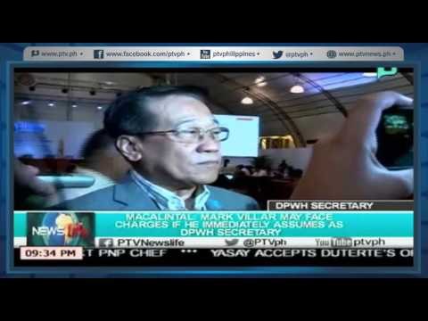 [NewsLife] Macalintal: Mark Villar may face charges if he immediately assumes as DPWH Sec.