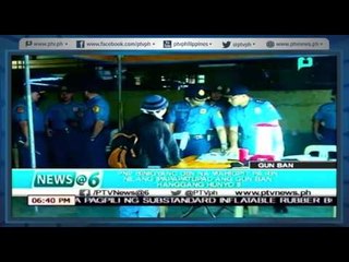 [News@6] PNP, patuloy parin ipatutupad ang COMELEC Gun Ban [05|13|16]