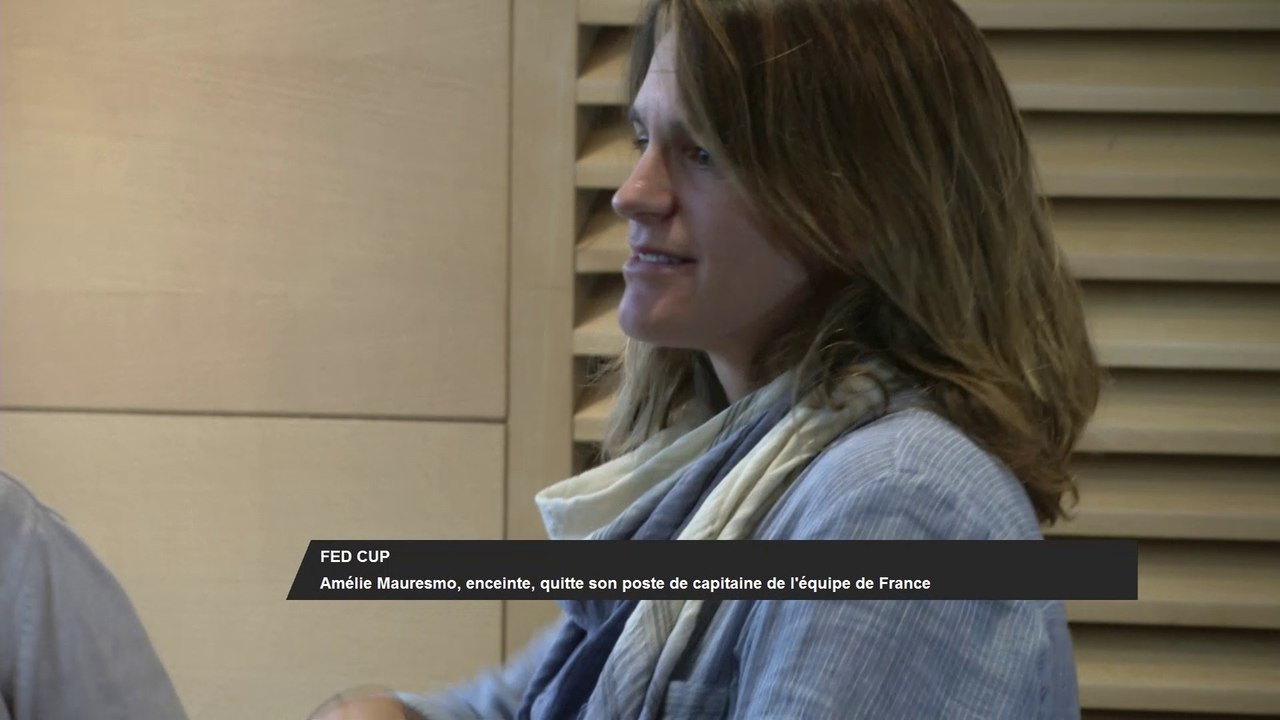 Tennis - Fed Cup : Amélie Mauresmo, enceinte, quitte l'équipe de France
