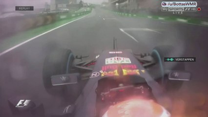 La superbe glissade de Verstappen (GP Brésil)