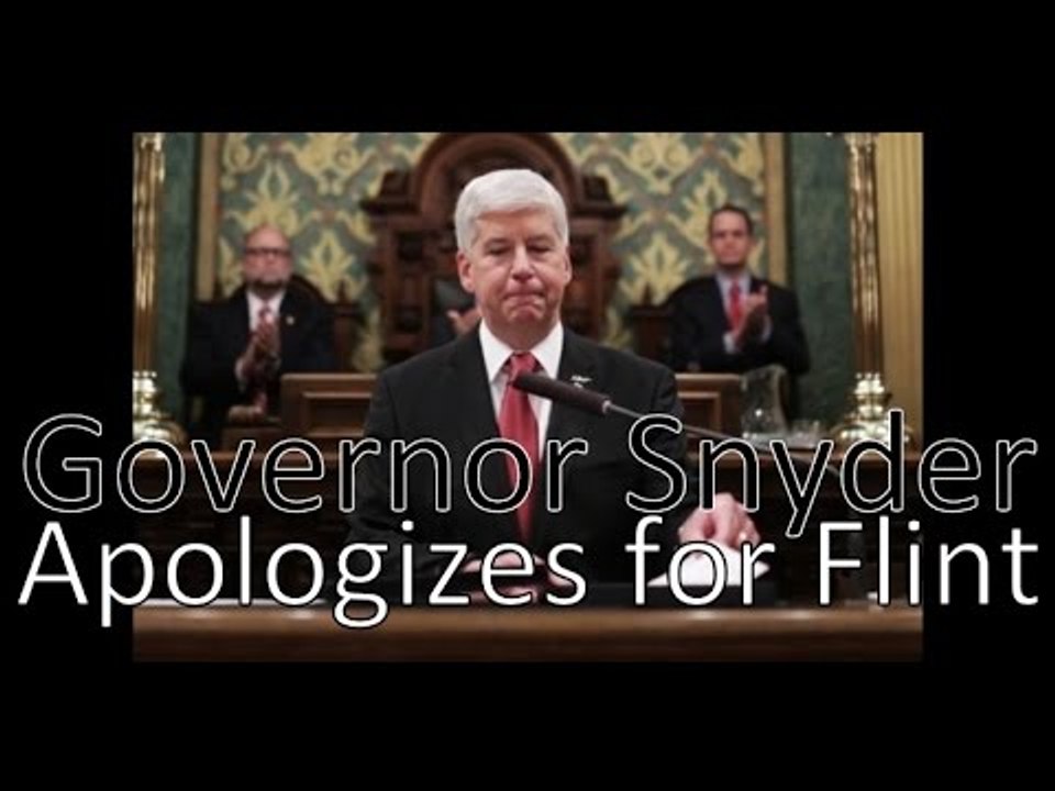 Governor Snyder Apologizes for Flint Michigan Water Crisis