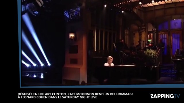Hillary Clinton reprend Hallelujah en hommage à Leonard Cohen (Vidéo)