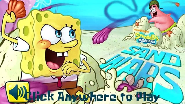 Baby Games to Play - SpongeBob SquarePants Sand Wars, Губка Боб Игра, Juego de Bob Esponja, スポンジボブゲー