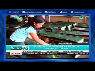 [News@6] Bilang ng volunteers sa Brigada Eskwela, tumaas [05|28|16]