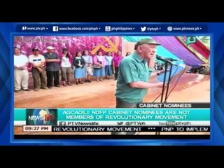 [NewsLife] Agcaoili: NDFP Cabinet nominees are not members of Revolutionary Movement [05|27|16]