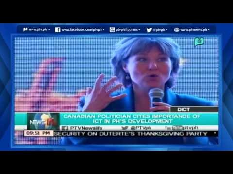 [NewsLife] Canadian Politician cites Importance of ICT in PH's Development [05|27|16]