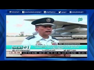 10.  [News@1] PAF, ipinagmalaki ang bagong kagamitan na gagamitin para sa pagprotekta sa teritoryo