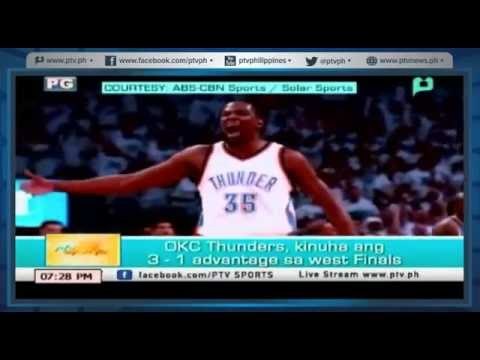 [PTVSports] OKC Thunder, kinuha ang 3-1 advantage sa west finals [05|25|16]