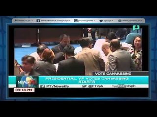[NewsLife] Presidential, VP votes canvassing starts [05|25|16]