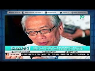 [News@1] Arcbishop Oscar Cruz: di pipigilan an paghuli ng mga paring may ginawang krimen [05|25|16]