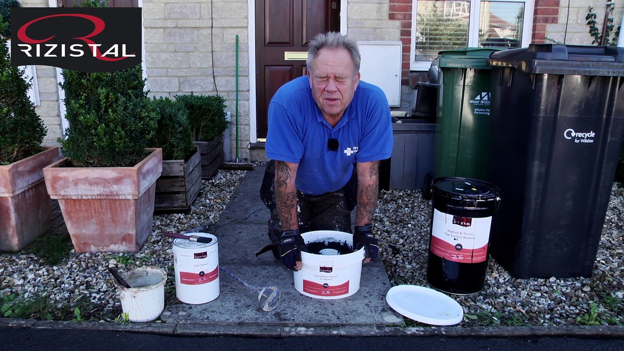 RIZIISTAL Epoxy Repair Mortar for Tarmac and Asphalt