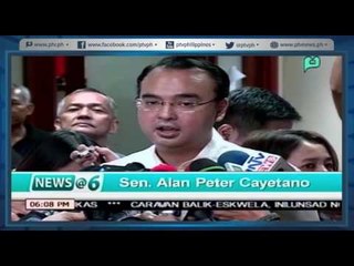 [News@6] Senado muling nagpulong para sa mga nakabingbin na batas  [05|23|16]