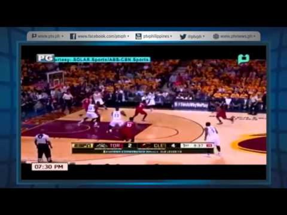 [PTVSports] NBA: Muling nanalo ang Cleveland Cavaliers laban sa Toronto Raptors [05|20|16]