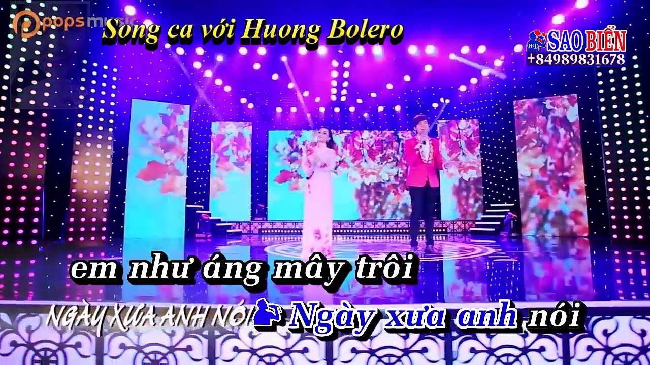 Karaoke Lk Một Trời Kỉ Niệm Song ca với Huong Bolero