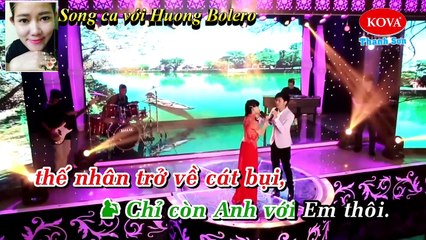 Karaoke Lk Làm Dâu Xứ lạ Song ca với Huong Bolero