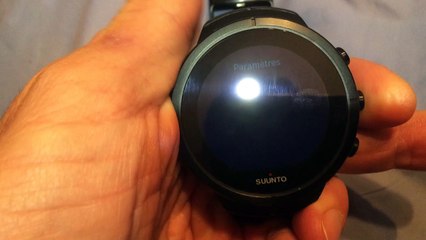 Suunto-Spartan-Alarme pas de jour à sélectionner
