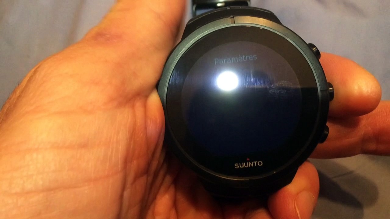 Suunto-Spartan-Alarme pas de jour à sélectionner