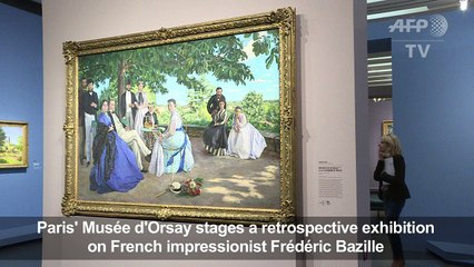 French impressionist Frédéric Bazille exhibited in Paris