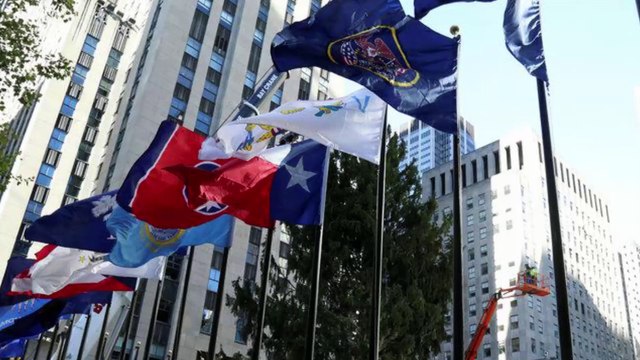 The Rockefeller Center Christmas tree takes center stage in NYC
