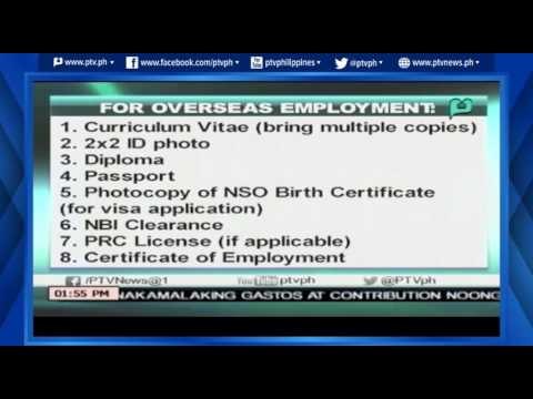 [News@1] Job Fair nakatakdang isagawa sa June 12 bilang selebrasyon ng Araw ng Kalayaan [06|09|16]