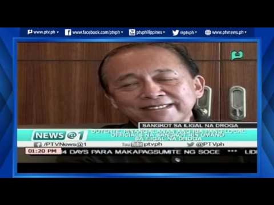 [News@1] Duterte, pinangalanan ang iba pang local officials na sangkot sa droga [06|09|16]