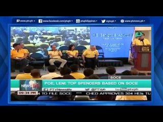 [NewsLife] Grace Poe, Leni Robredo top spenders, based on SOCE  [06|09|16]