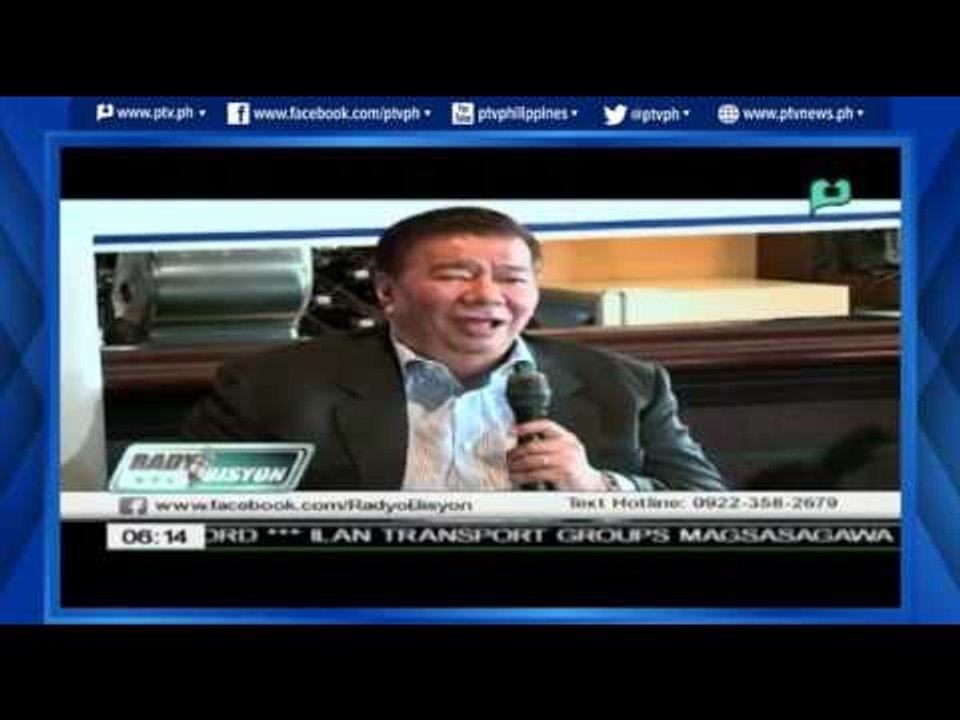 [Radyo Bisyon] Senador Koko Pimentel, susunod na Senate President ayon kay Sen. Franklin Drilon