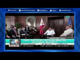 [NewsLife] PNoy receives Vietnam Minister of Public Security [06|08|16]