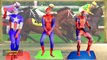 Superheroes Dancing on the square. Captain America, Spiderman & DeadPool - The square dancing (ENG)