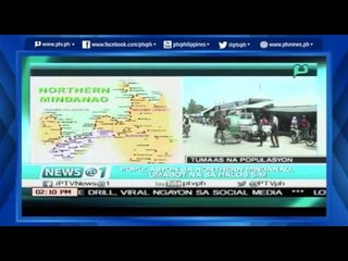 [News@1] Populasyon sa N. Mindanao umabot na sa halos 5-M  [06|07|16]