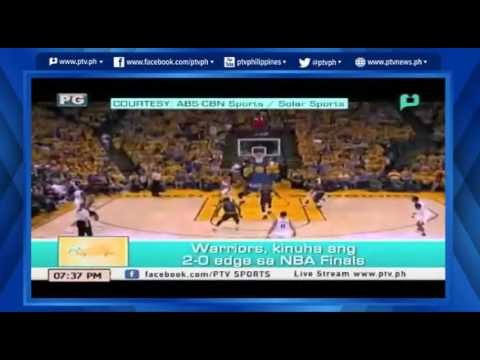 [PTVSports] Golden State Warriors kinuha ang 2-0 edge sa NBA Finals [06|06|16]
