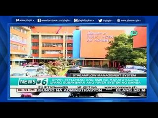 [News@6] DPWH inilunsad ang SMS na makakatulong upang subaybayan ang River sys. ng bansa [06|03|16]