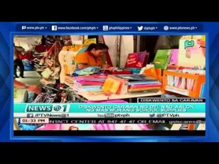 [News@1] Diskwento Caravan ng DTI, nag-aalok ng mas murang school supplies [06|1|16]