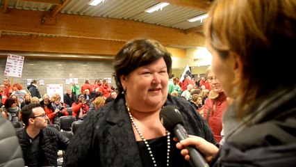 Maggie De Block invitée à Jurbise par Jacqueline Galant. Vidéo Eric Ghislain