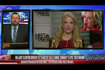HILLARY CLINTON DRIVEN TO TEARS BY KELLYANNE CONWAY’S EPIC TRUTHBOMB