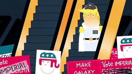 Mira la parodia de las elecciones de Estados Unidos al mejor estilo de Star Wars
