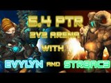 Evylyn - 5.4 2v2 Arenas with Str8ac3 - Double Warrior BLADESTORM PWNAGE! WOW MOP 5.4 ptr Warrior PVP