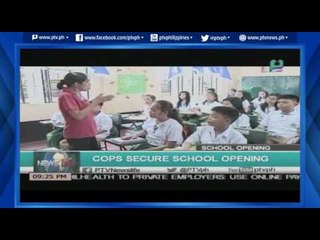 [NewsLife] Cops secure school opening [06|13|16]